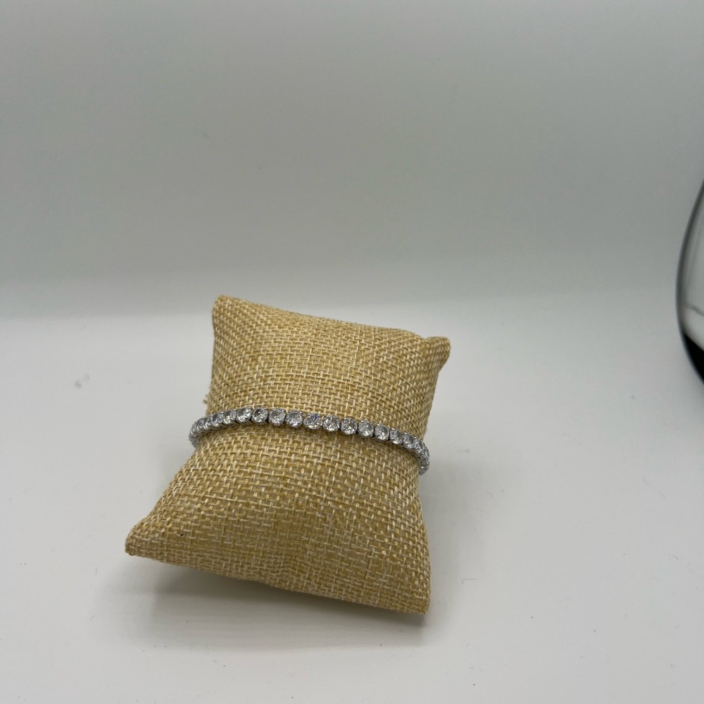 Elegant Silver tennis Bracelet